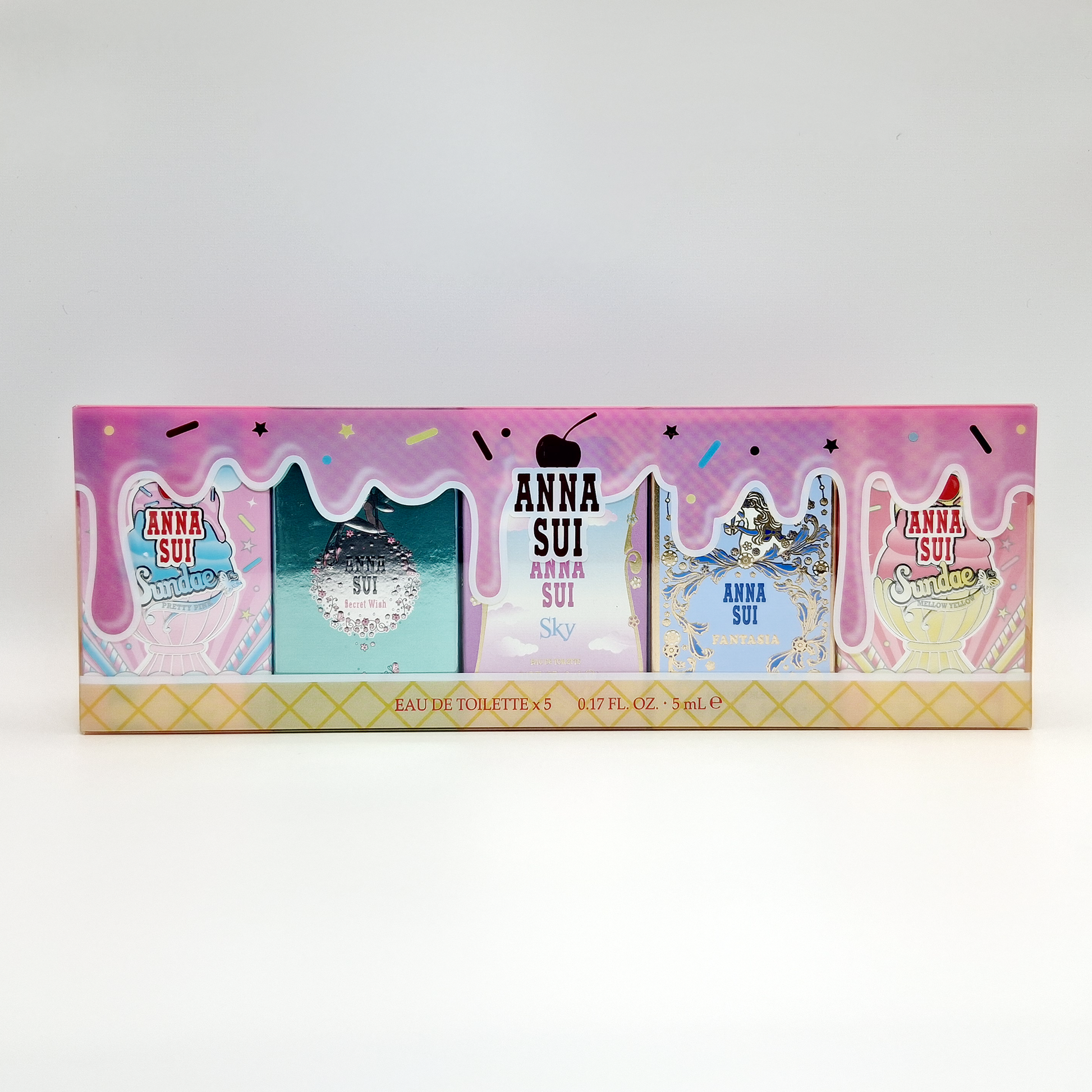 Anna Sui (W) Mini Set Edt 5 X 5Ml (Fantasia + Sky + Pretty Pink + Mellow Yellow + Sceret Wish)