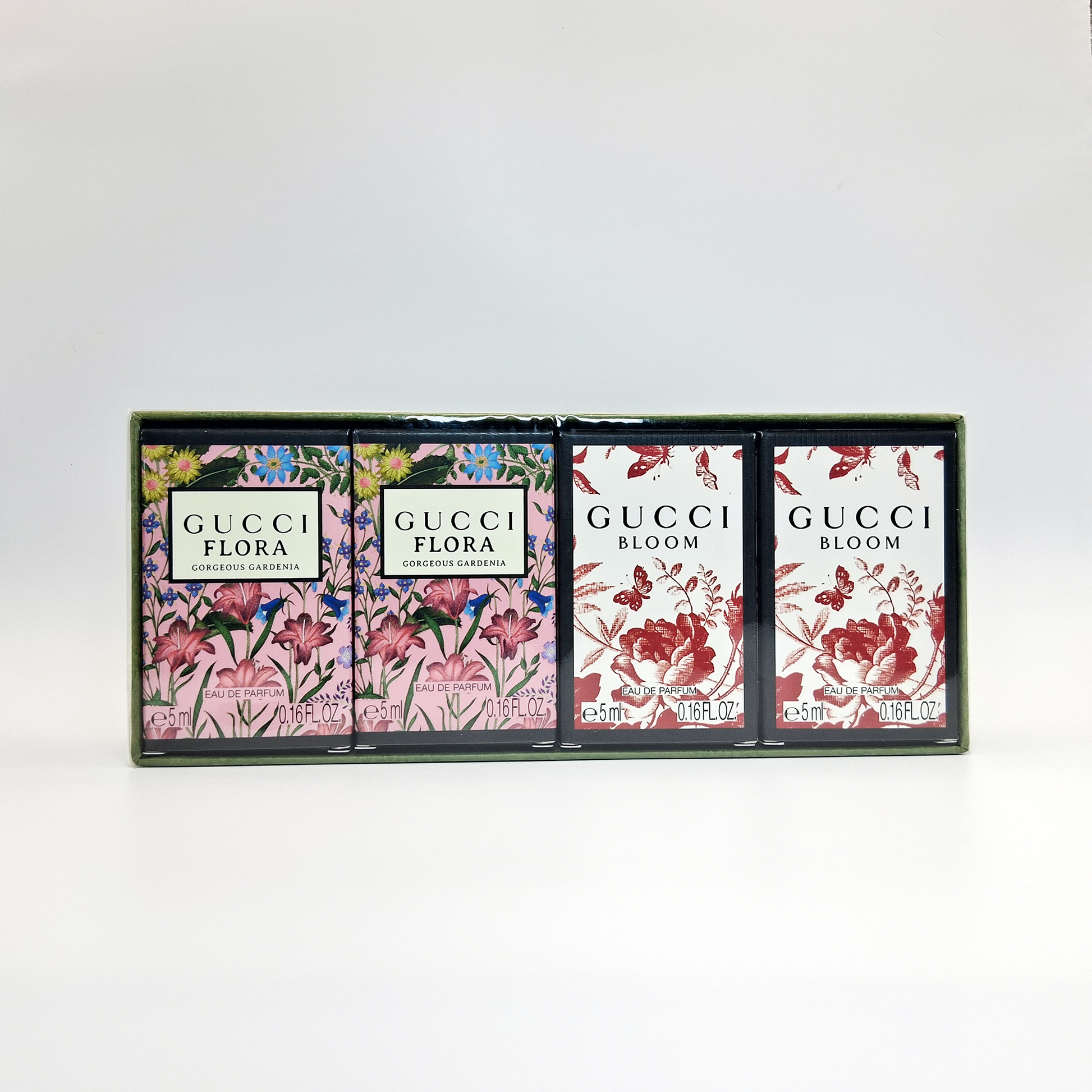 Gucci (W) Mini Set Edp 2 X 5Ml (Bloom Edp) + 2 X 5Ml (Flora Gorgeous Gardenia Edp)